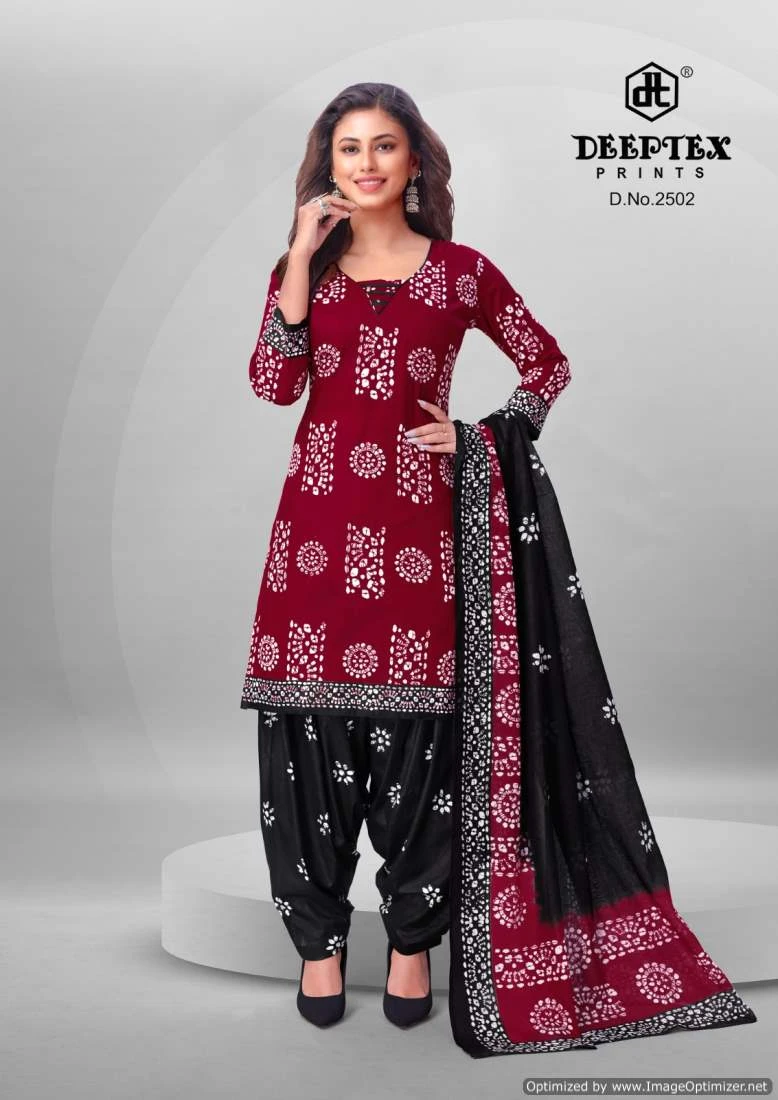 Deeptex Batic Plus Vol 25 Cotton Wholesale Salwar Suit Catalog — Wholesale Salwar Suits, Deeptex wholesale from Surat — view 2